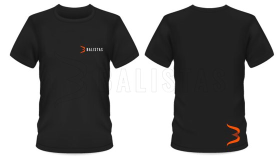 Tričko BALISTAS Crew - Tee Black