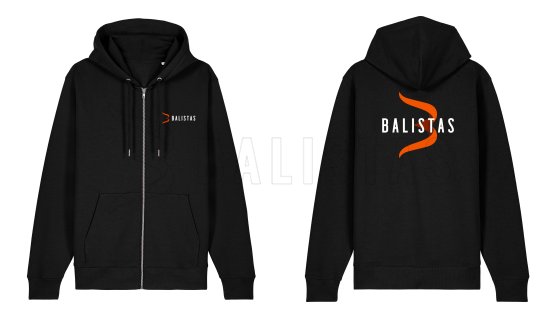 Mikina BALISTAS Crew - Zip Black