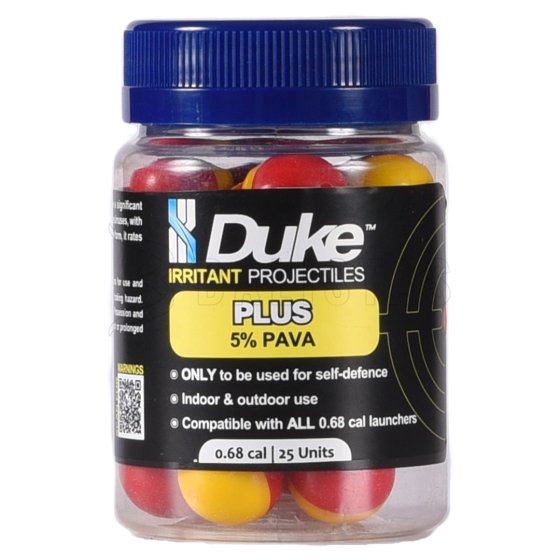 Kuličky Duke Plus Irritant Projectile .68 25 ks