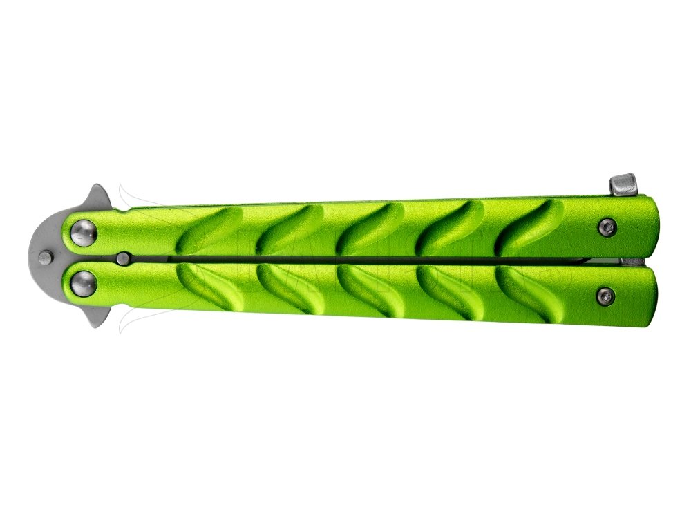 Nůž Joker motýlek zelený ostří 11 cm