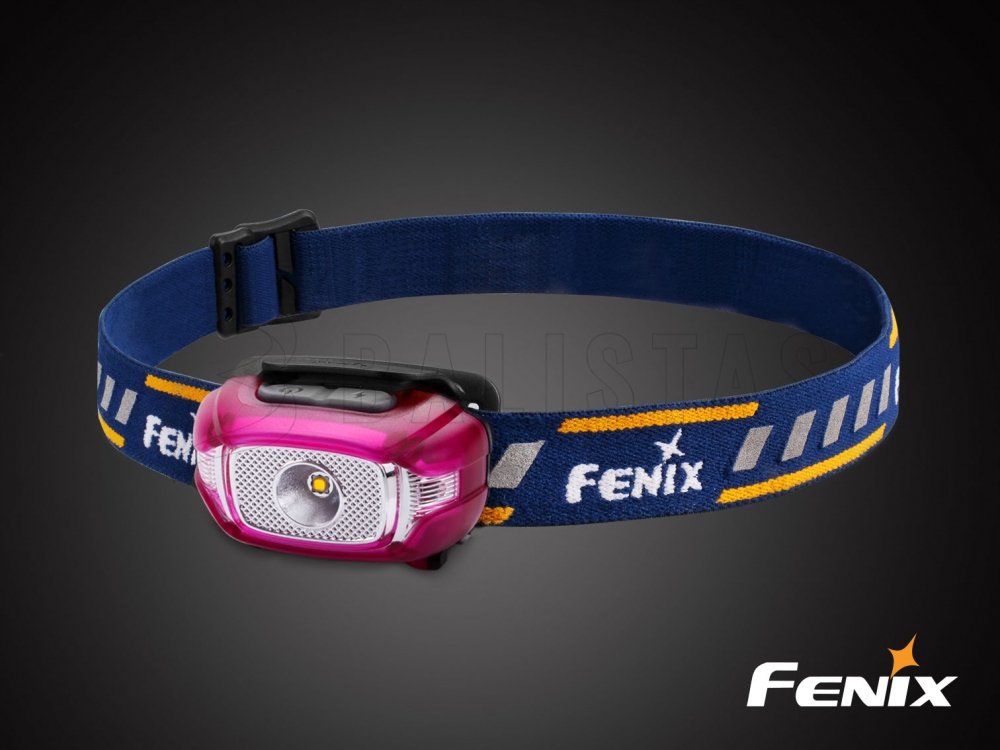 Čelová diodová svítilna Fenix HL15 růžová