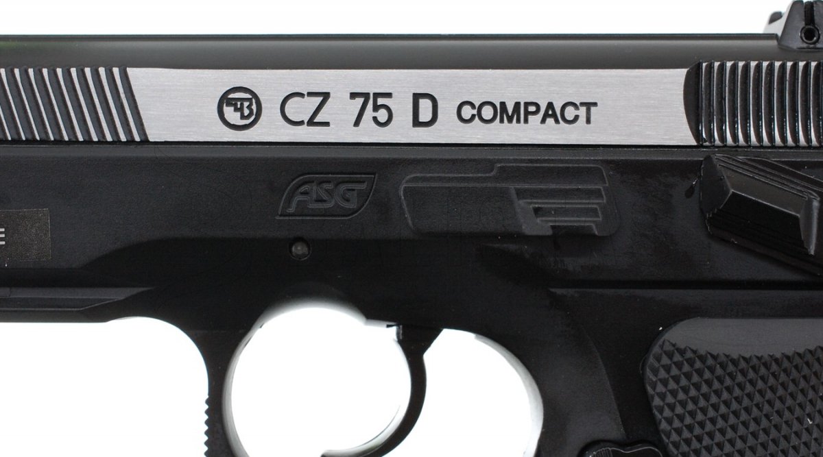 Vzduchová pistole ASG CZ-75 D Compact bicolor 4,5mm