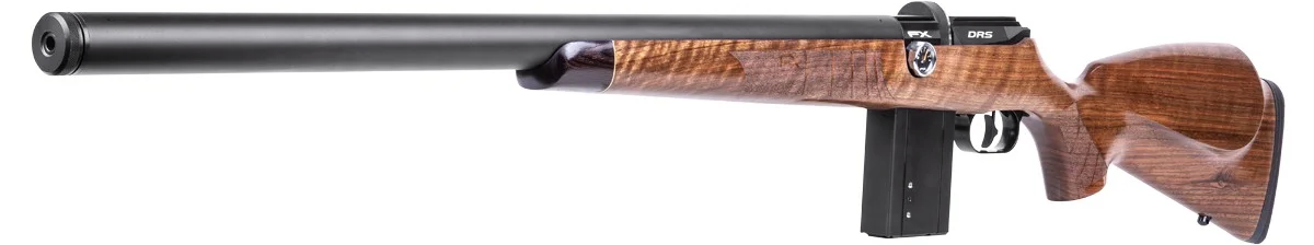 Vzduchovka FX DRS 700mm Walnut Grade 2 text