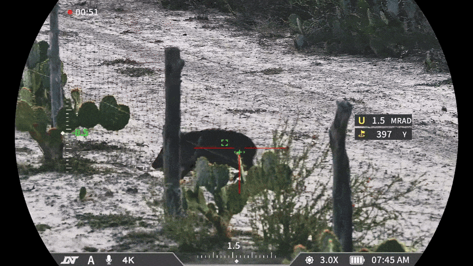 Puškohled s nočním viděním DNT Optics Zulus 4K 3-24x50 LRF gif 1